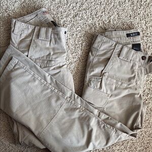 5.11 Tactical Beige Outerwear Pants used (2 pairs)